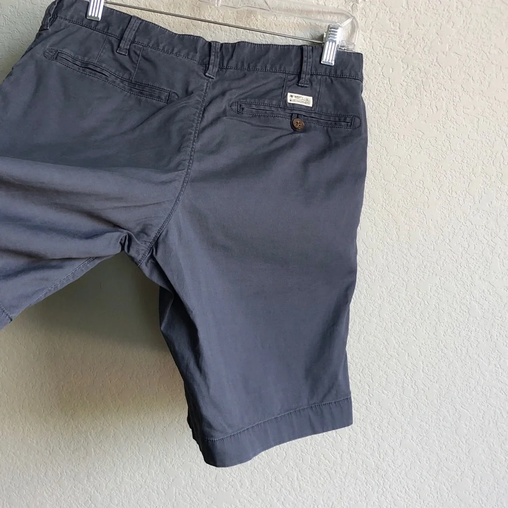 Faherty Mens Island Life Shorts Blue Grey 30 MBS2106-VNY 9”